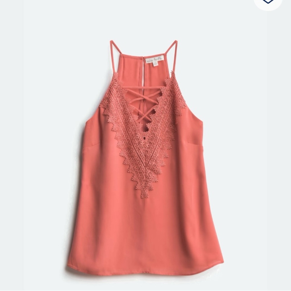 Nine Britton Coral Lace Camisole